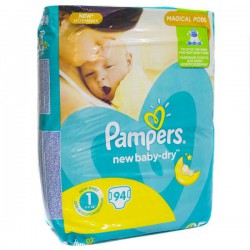 Подгузники, Pampers (Памперс) 2-5 кг р. 1 №94 премиум ньюборн