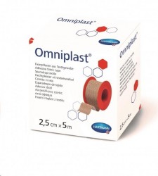 Пластырь фиксирующий Omniplast из текстильной ткани р. 2.5смх5м 1 шт.