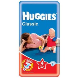 Подгузники, Huggies (Хаггис) 7-18 кг №13 классик